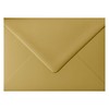 10 Pack 5” x 7” Gold Envelopes 133mm x 184mm