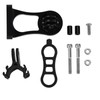 Bicycle Odometer Comupter Aluminium Alloy Extension Mount for Garmin (Black)