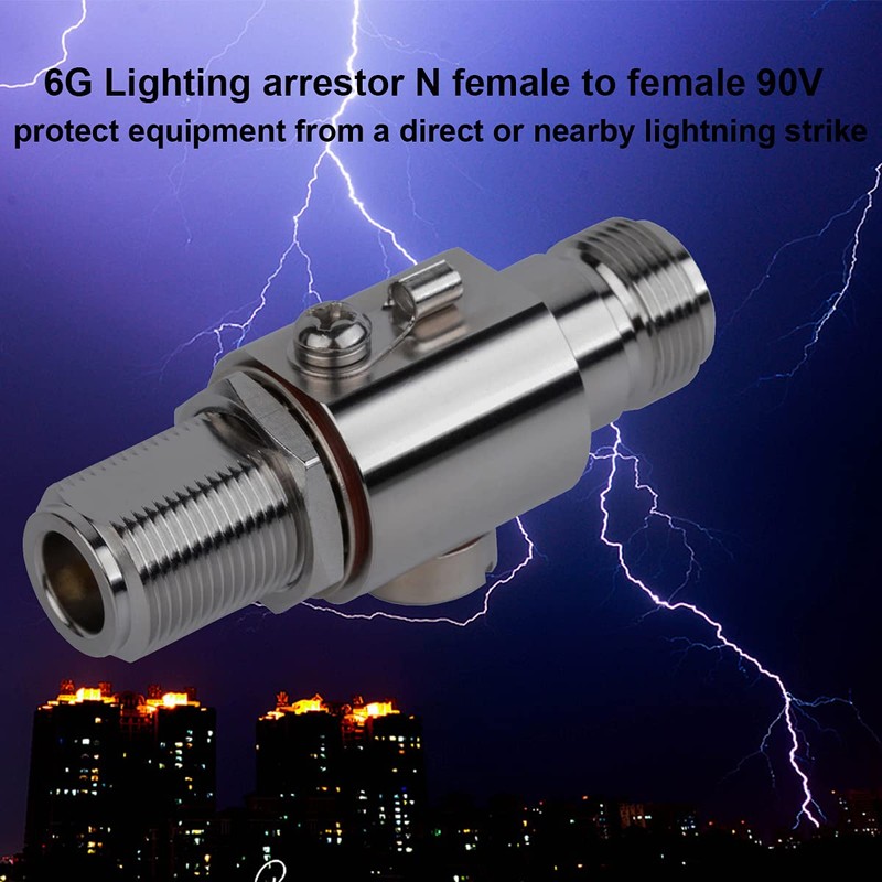 Lightning Arrestor N Type Female to Female Frequency 0-6 GHz