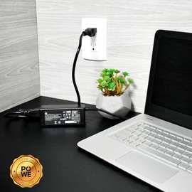 PO WE Adaptador de CA de 19V 3.42A 65W para ASUS Toshiba Cargador de computadora portátil Computadora Portátil Cable de alimentación Fuente de Enchufe Tamaño del Conector: 5.5x2.5mm