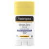 Neutrogena Sheer Zinc Oxide Mineral Sunscreen Stick with Vitamin E