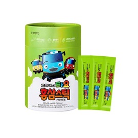 Cheonjiin 동원천지인 꼬마버스 타요 홍삼스틱 샤인머스캣 (10g 60포 60일분) Dongwon Cheonjiin Little Bus Tayo Red Ginseng Stick Shine Muscat (10g 60 packets 60 days supply)