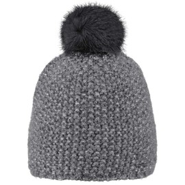 Barts Baby Girls' Ymaja Beret, Grey (Dark Heather 19), One Size