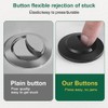 Toilet Push Button 38mm Thread Diameter Dual Push Flushing Button