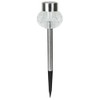 Glowster Solar Lawn Light LED Atmosphere Flower Light Stainless Steel