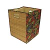 Seta Direct, Foldable Brown Bamboo Square Storage Laundry Hamper with