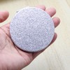 Mpowtech Silver Compact Mirror for Women,Small Pocket Mirror,Purse Mirror with