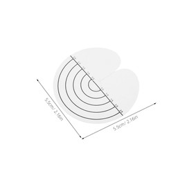 minkissy Protect Your Hair Extensions 25pcs Heat Shield Guards Bonding Guard Heat Insulation Sheet Round Spacer Tool