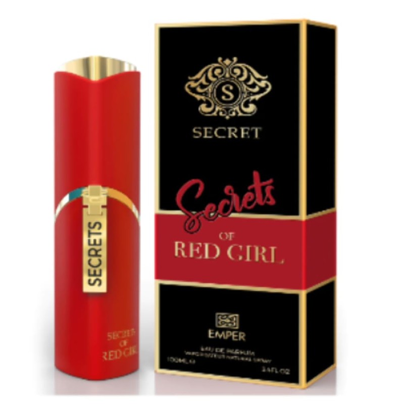 Emper Secrets of red girl, For women - 100ml3.4 Fl.Oz