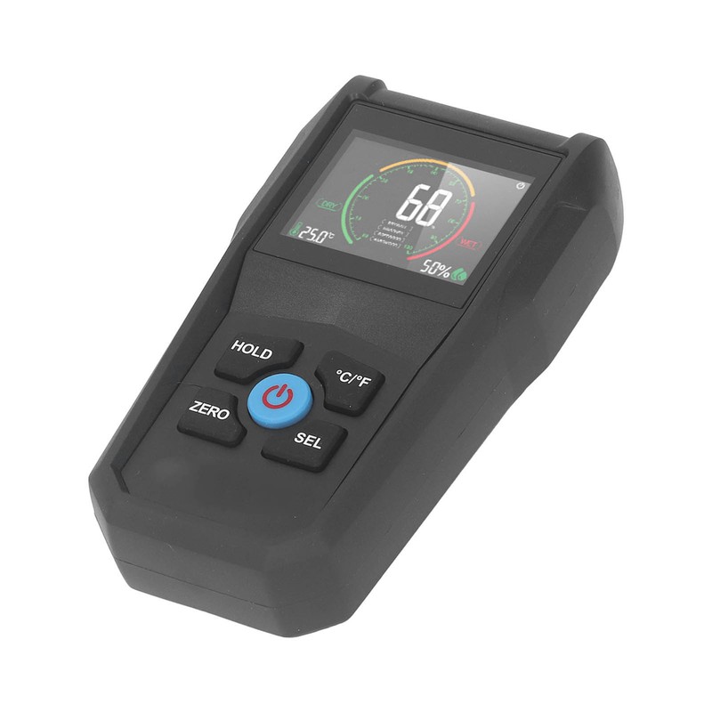 Pinless Moisture Meter LCD Digital Display 4 in 1 Dampness