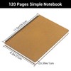 Yarotm Spiral Notebook A4-2 Pieces Squared Paper Notebooks A4-100GSM Graph
