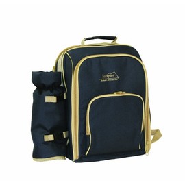 Texsport Winery Picnic Backpack, Blue/Tan