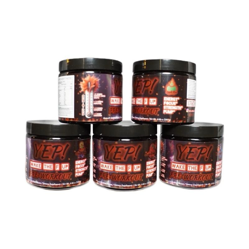 YEP! wake the FAITH up Pre-Workout - Flavor: Apple Fire