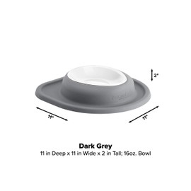 WeatherTech Single Low Pet Feeding System w/Plastic Dog/Cat Bowls