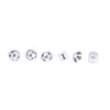 15pcs Complete Polyhedral Dice Set Acrylic D3 to D100 Spherical