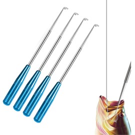 4-Piece Carp Fishing Accessories, Fishing Hook Remover Set, Durable and Lightweight Design for Quick Hook Removal, Ideal for Freshwater and Saltwater Fishing, 17.5 cm Length, 20 g Weight, Blue