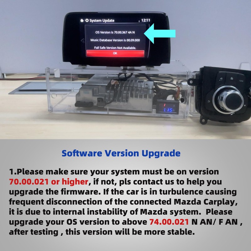 Dasbecan TK78-66-9U0C Type-C Mazda Apple Carplay Android Auto Retrofit Kit