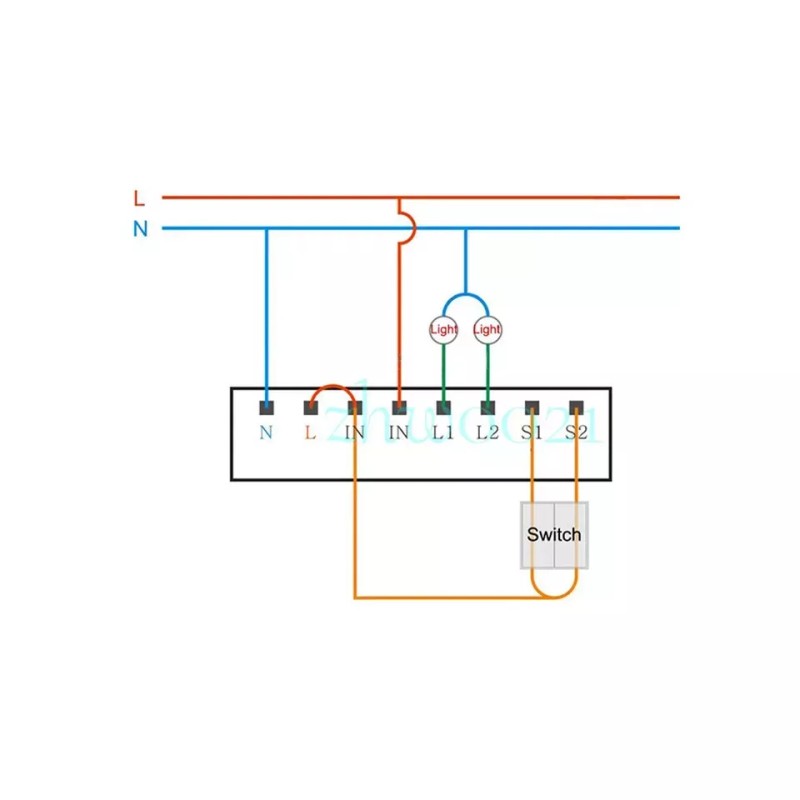 Aqara Relay Module Switch 2-way Module Zigbee Wireless Relay w/neutral