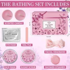 Pamper Gifts for Women, Birthday Gifts, Pamper Sets Hamper, Self Care Relaxation Spa, Relax Bath Gift box Birthday Presents for Women
