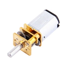 12V N20 Motor DC Motor 300RPM Gear Motor Metal Professional Design Speed Reduction Motor Industrial Machinery Equipment, D-Type Output Shaft