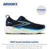 Brooks Men’s Glycerin 22 Neutral Running Shoe - Black/Cobalt/Neo Yellow