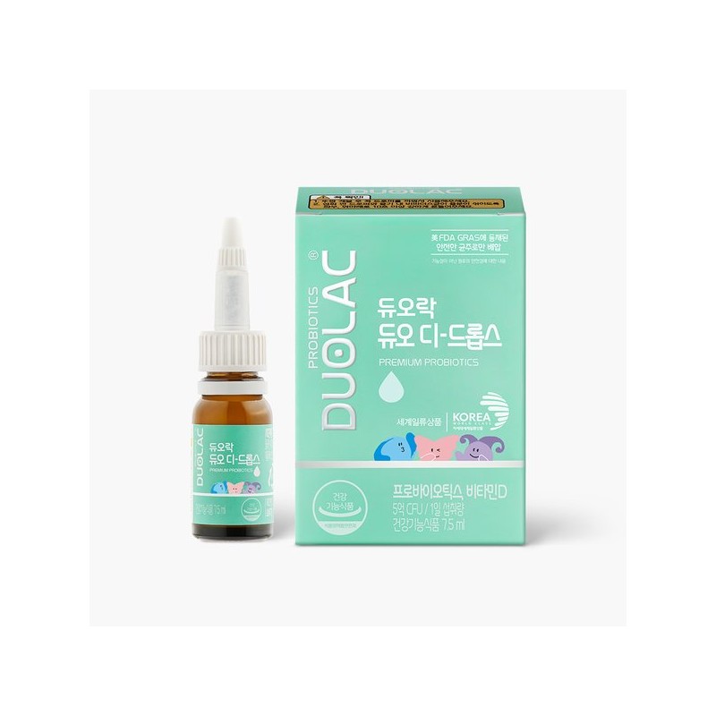 DuoLac 듀오 디 드롭스7.5ml (45일분) 1개 / 아기 액상 유산균
