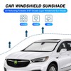 KUST Custom Fit Windshield Sun Shade for Buick Enclave Accessories