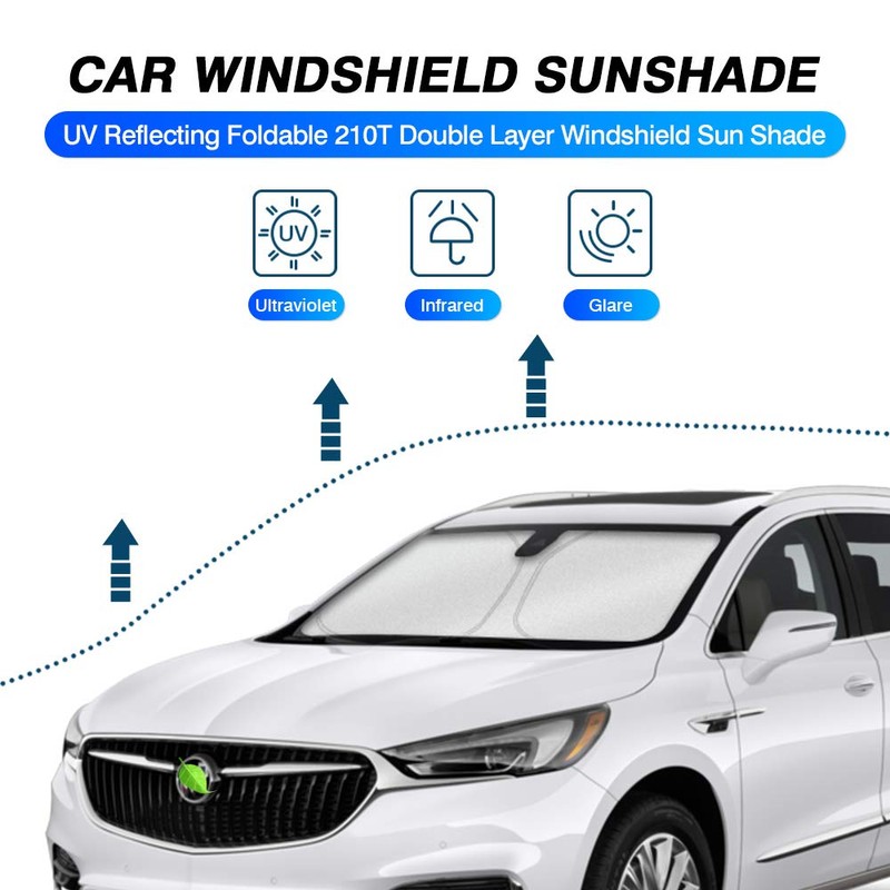 KUST Custom Fit Windshield Sun Shade for Buick Enclave Accessories
