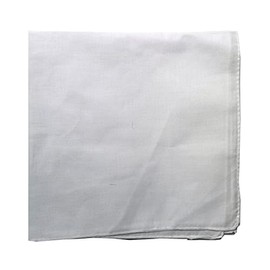 The largest selection Solid Bandana Solid Bandana 21.3 x 21.3 inches (54 x 54 cm), Regular Size, white