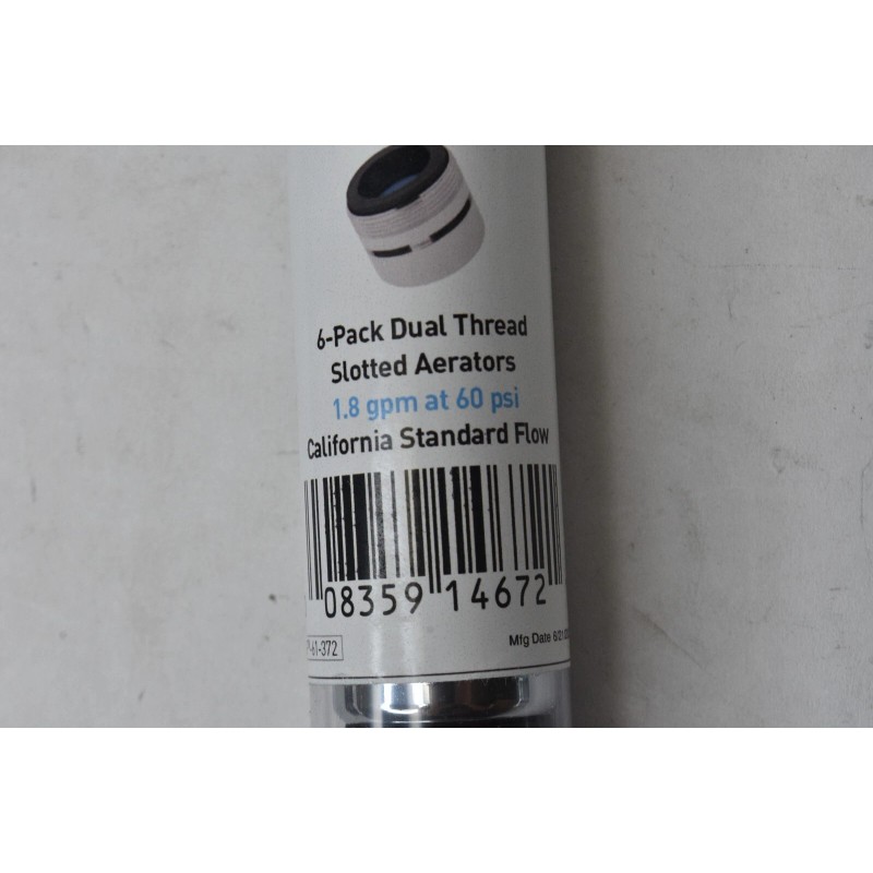 NEOPERL 6pk Neoperl 1542007 PCA Spring-Flo Dual Thread Faucet Aerator