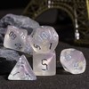 Cusdie 7Pcs/Set DND Dice Set D&D Polyhedral Dice for Dungeons