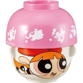 Powerpuff Girls SAN4615-1 Soup Bowl, Rice Bowl, Tableware Set, Mini Blossom, Approx. 3.9 x 2.4 inches (10 x 6 cm), Tea Wan, Miso Soup Bowl, Tableware, Miso Soup Bowl, Miso Soup Bowl, Miso Soup Bowl,