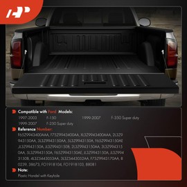 A-Premium 32-PC Tailgate Hardware Rebuild Kit with Bolts Compatible with Ford F-150 F150 1997-2003, F-250 F-350 Super duty 1999-2007, Tailgate Handle Bezel Latch Cable Bushing Bracket Clips