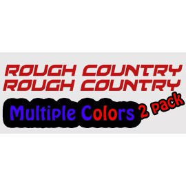 JDM Rough Country Logo 2 PACK !!!!!  Vinyl Die Cut Decal Sticker Free Shipping- - Black