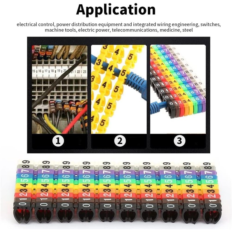 CABLEPELADO Bookmark Cable | Cable Marker Number | Cable Labels
