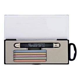 Koh-I-Noor : Versatil 5.6mm Mechanical Metal Clutch Leadholderwith 5353 : With Assorted Coloured Leads