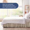 Wrap Around Dust Ruffle Bed Skirt - Cream - for