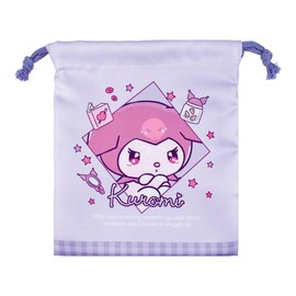 Tees Factory Sanrio Characters SR-5530337KU 2-Piece Drawstring Set, Namida Amaenbon, Kromi, H7.9 x W 6.7 inches (20 x 17 cm)