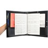 Pro Tec FSA1E Deluxe Choral Folder with Elastic String Dividers