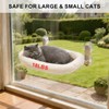 YGP Foldable Cat Window Perch with Space-Saving Fold-Down Design