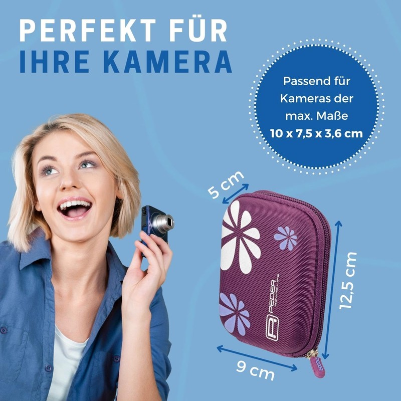 Pedea Case with Screen Protection Film for Casio Exilim EX-H30/EX-TR150