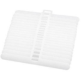 Tabanzhe 3.5inch 89mm Vertical Blind Repair Kit - Spare Parts for Bottom Weights, Top Hangers, and Bottom Chain, Vertical Hanging Venetian Blinds Accessories (20Pcs, White)