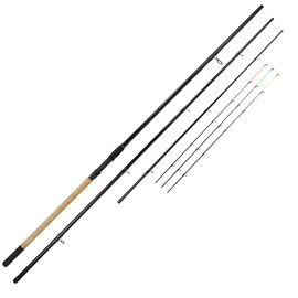 Roy Fishers Feeder Edition Professional Feeder Rod with 3 Interchangeable Tips for High Casting Distances and Accurate Throwing (4.20 m - 80-220 g)