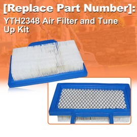 Comprehensive YTH2348 Air Filter and Tune Up Kit For Husqvarna YTH22V46, YTH23V48, YTH2148, YTH2448T, YTH2454T - All-In-One Solution for Maintenance with OEM Codes Included
