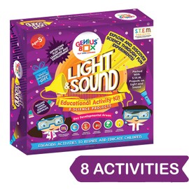 Genius Box Learning STEM Toy for 5+ Year Age: Light and Sound DIY,Activity Kit, Learning Kit, Educational Kit