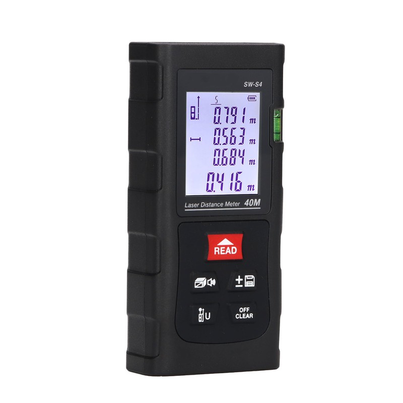 Laser Measure Distance Meter 40m Digital Display Tool for Construction