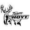 Team Hoyt Archery Bowhunting Deer Hunting White Window Decal