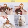 LAKYMIE 3Pcs Hat Clip PU Leather Hat Clips for Travel