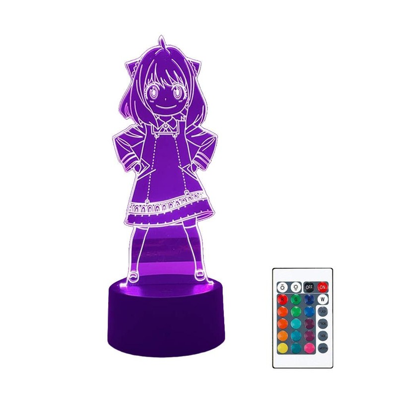 Anime LED Night Light 3D Night Light Character Lamp USB