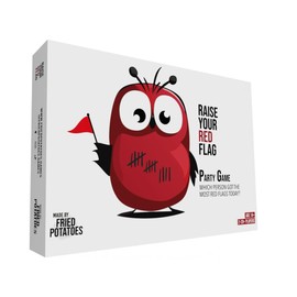 Fried Potatoes Raise Your Red Flag: Original Edition – Party Game & Ultimate Icebreaker – Discover Who Has the Most Red Flags – English